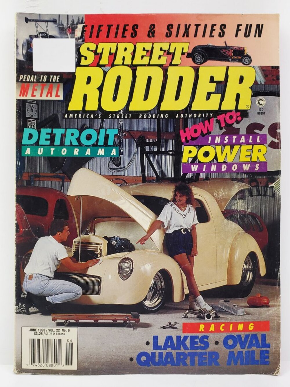 Street Rodder Magazine VTG 1993 Willys 32 Ford Deuce Detroit Bonneville Mopar